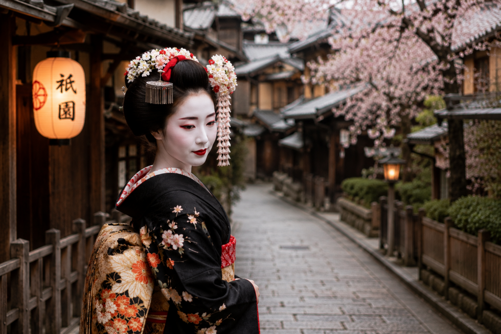 gésa japán utcáin